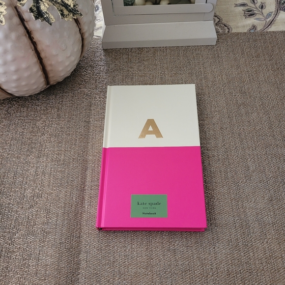 Kate Spade initial notebook, new - Picture 1 of 2